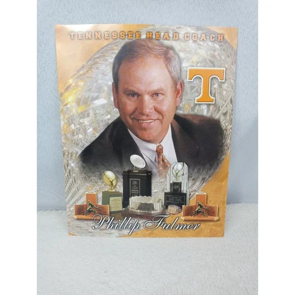 Phillip Fulmer Tennessee Vols 8x10 Photo Coach Trophy Display UT Football - Picture 2 of 5